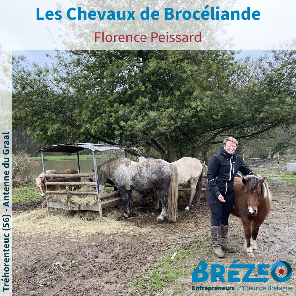 Rencontre avec Florence Peissard des Chevaux de Brocéliande à Tréhorenteuc