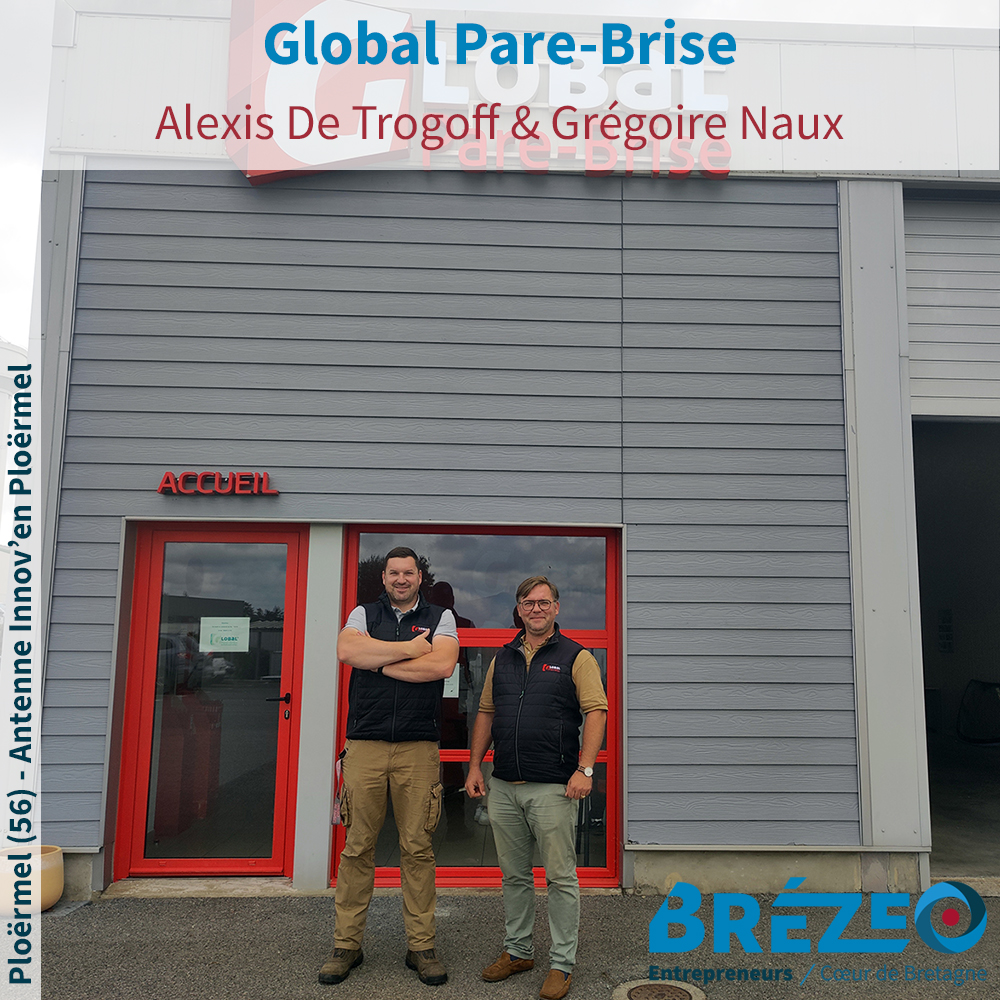 Rencontre avec Alexis DE TROGOFF &amp; Grégoire NAUX de Global Pare-brise à PLOËRMEL