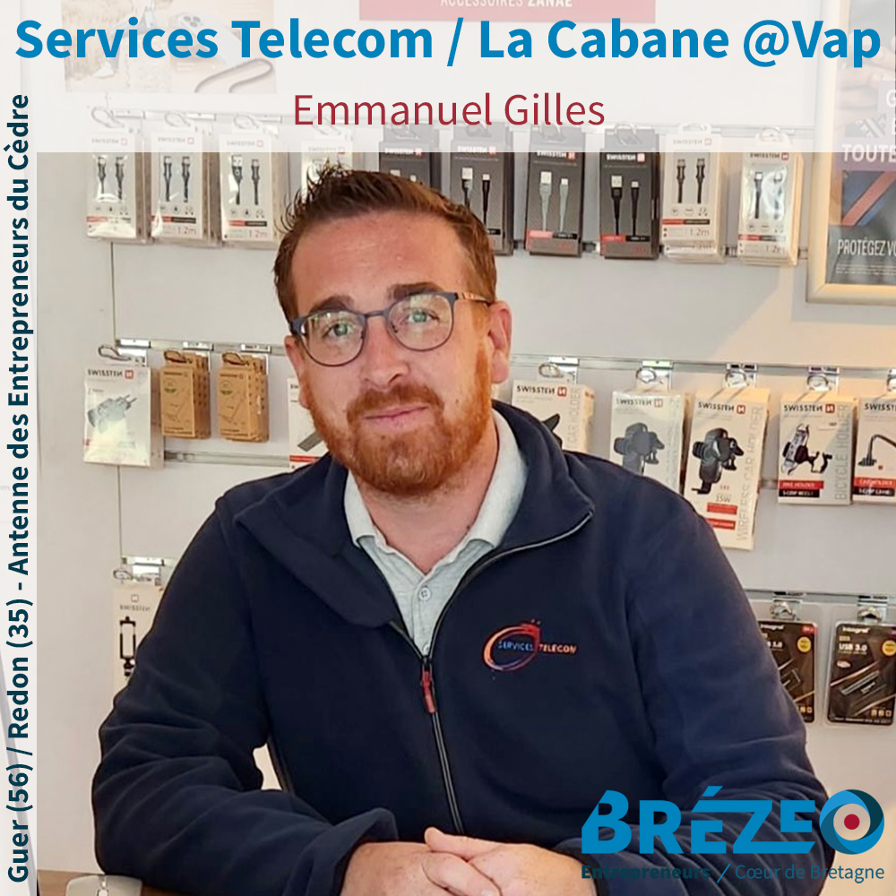 Rencontre avec Emmanuel GILLES de SERVICES TELECOM  à Guer