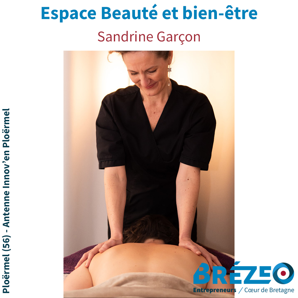 Rencontre avec Sandrine Garçon de Espace Beauté et bien-être à Ploërmel