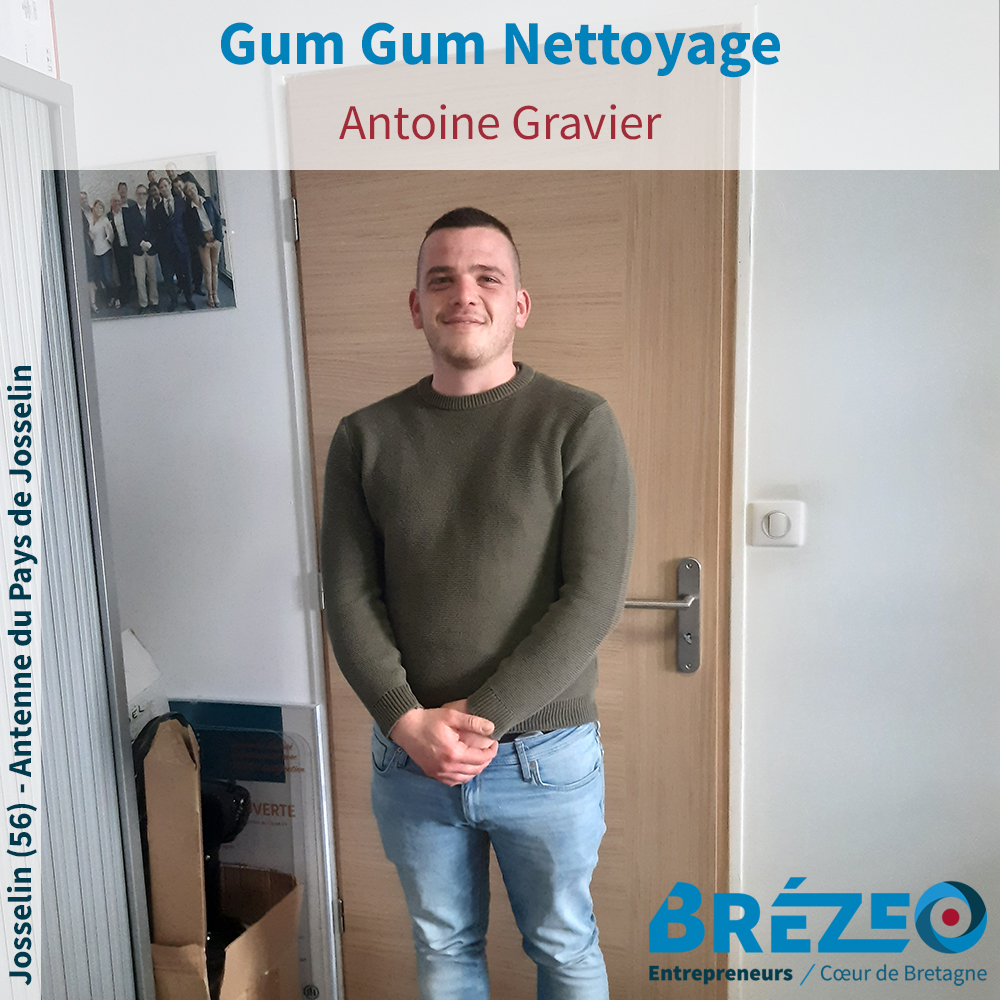 Rencontre avec Antoine GRAVIER de Gum Gum Nettoyage à Josselin