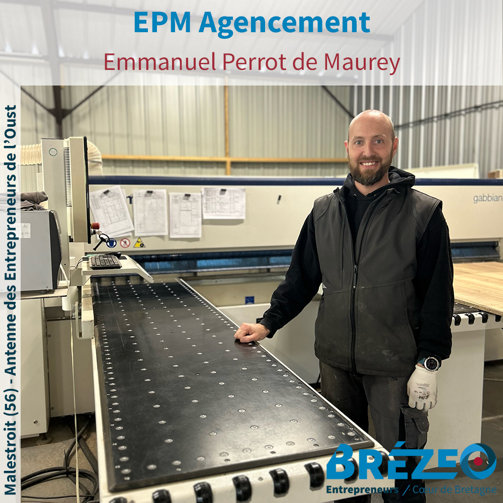 Rencontre avec Emmanuel PERROT DE MAUREY d’EPM Agencement à Malestroit